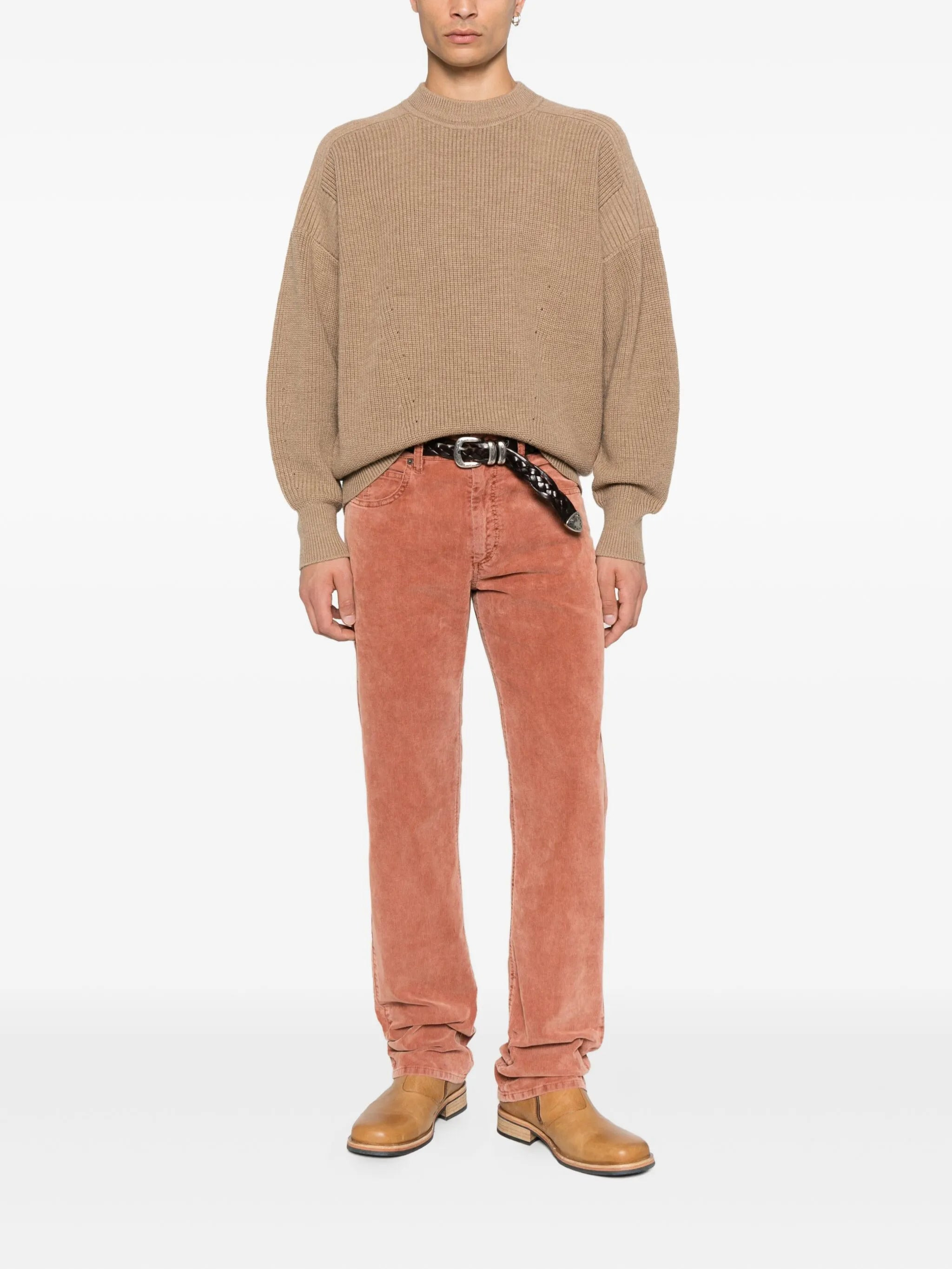 Isabel Marant Ribbed Crew-neck Sweater - 3