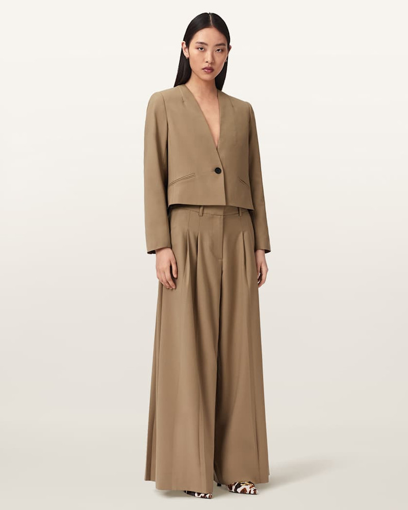 POPPY WIDE LEG PLEATED PANTS 5