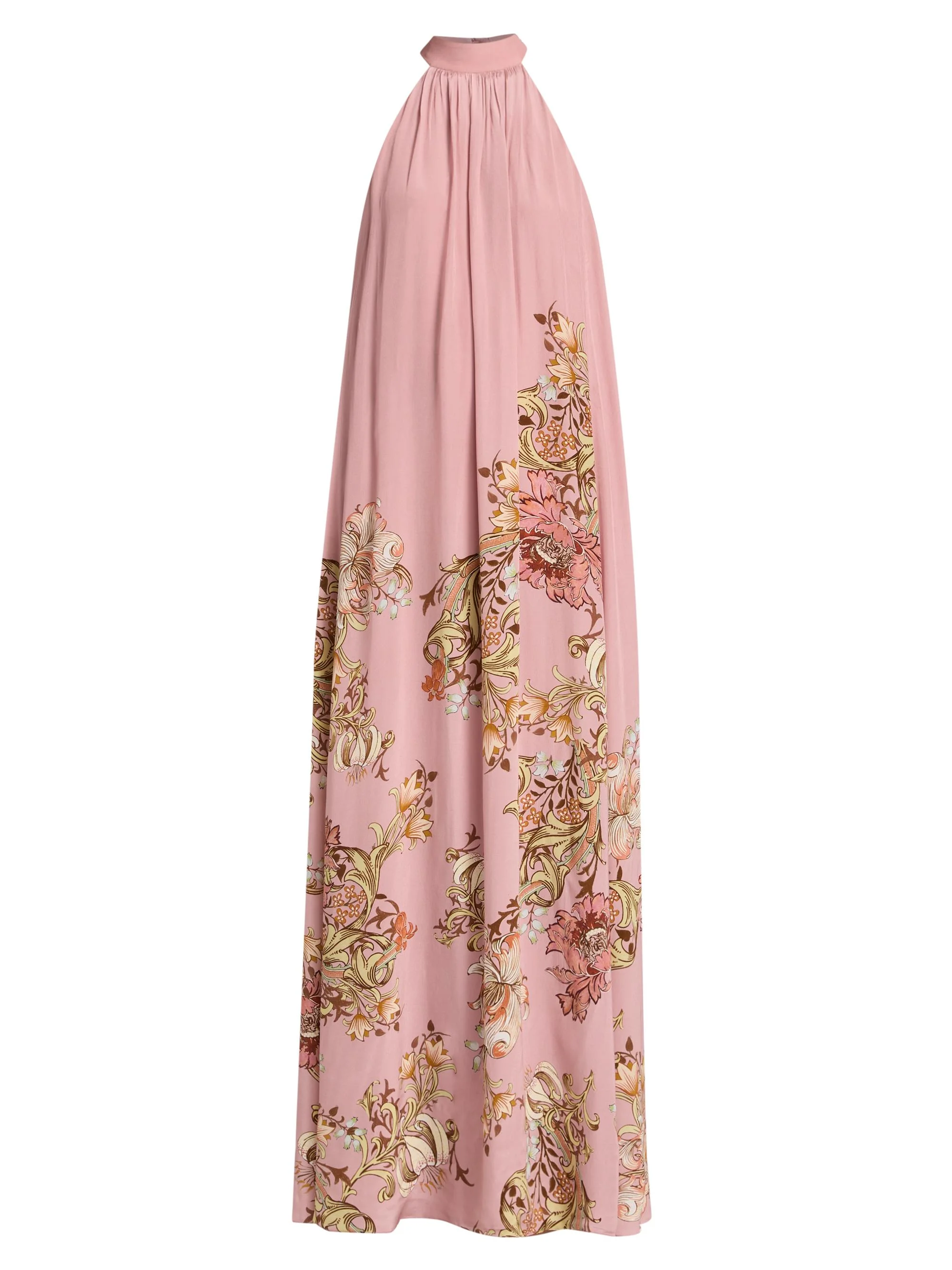 Women's Sula Floral A-Line Gown - Dusty Pink - 1