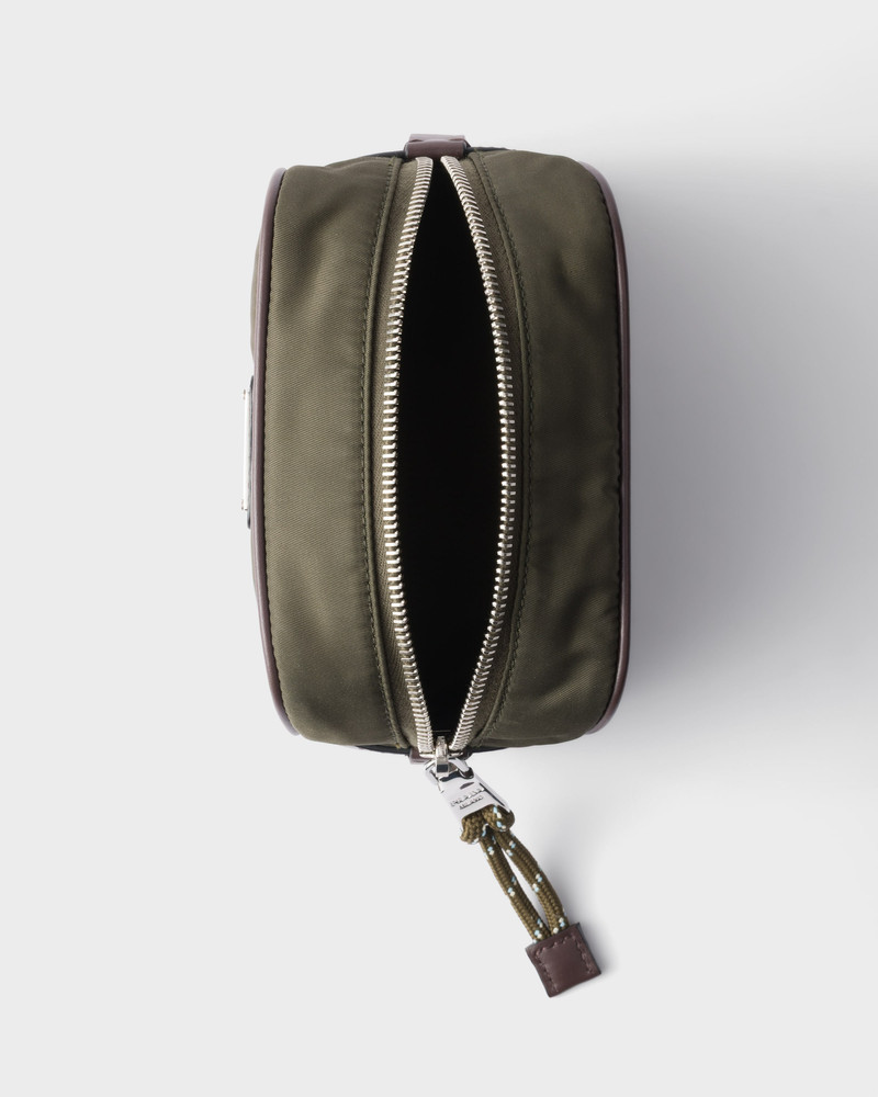 Prada Speedrock Re-Nylon and leather pouch 4