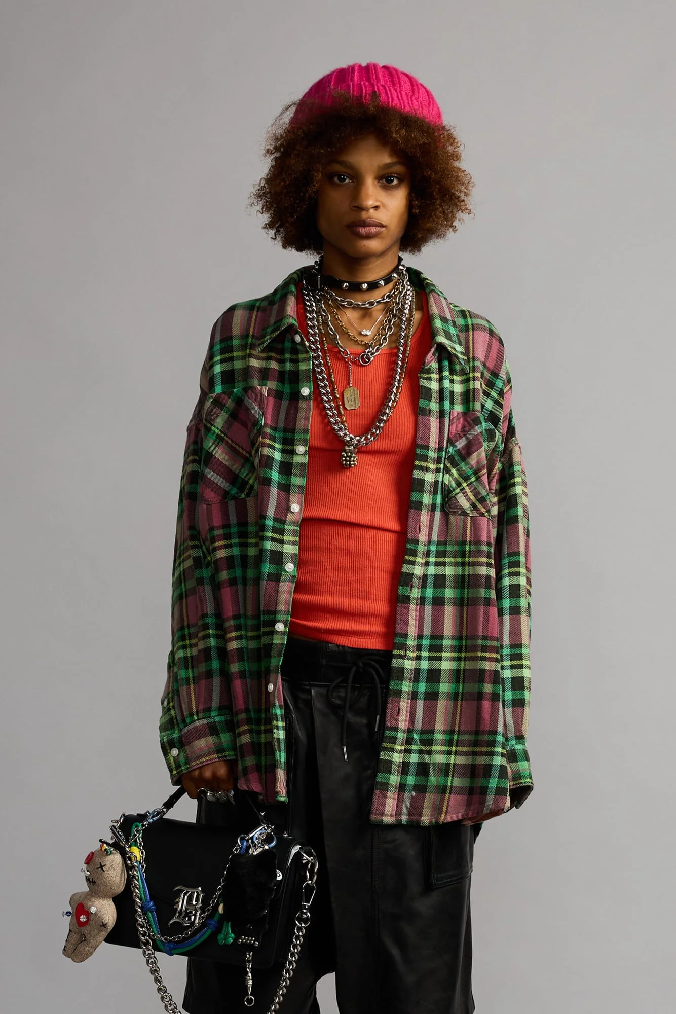 DROP NECK WORK SHIRT - 1