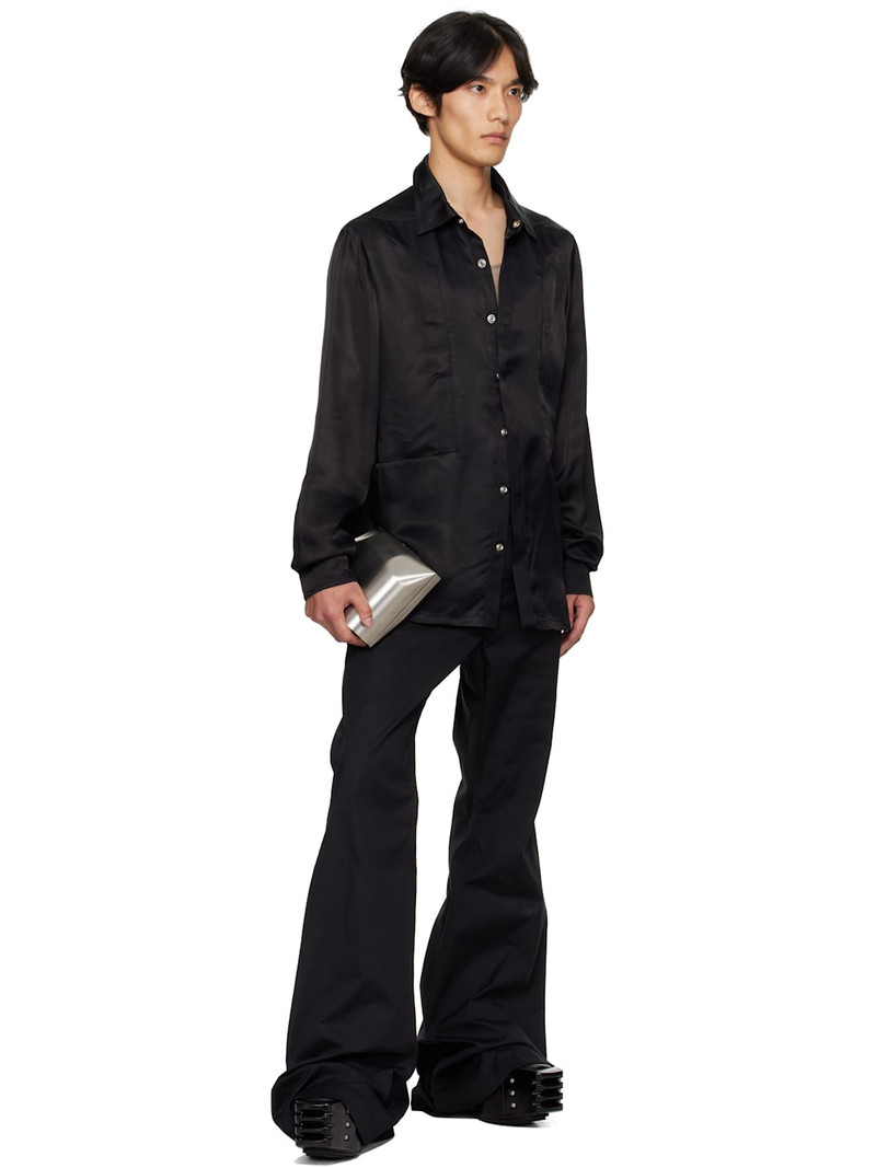 Rick Owens Black Concordians Fogpocket Outer Shirt outlook