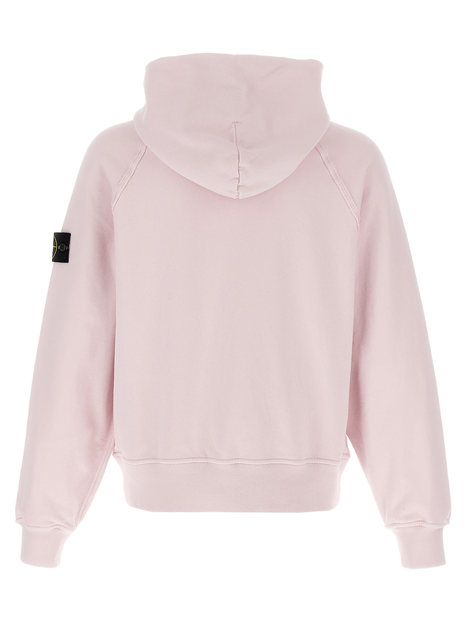 Logo Badge Hoodie Sweatshirt Pink - 2