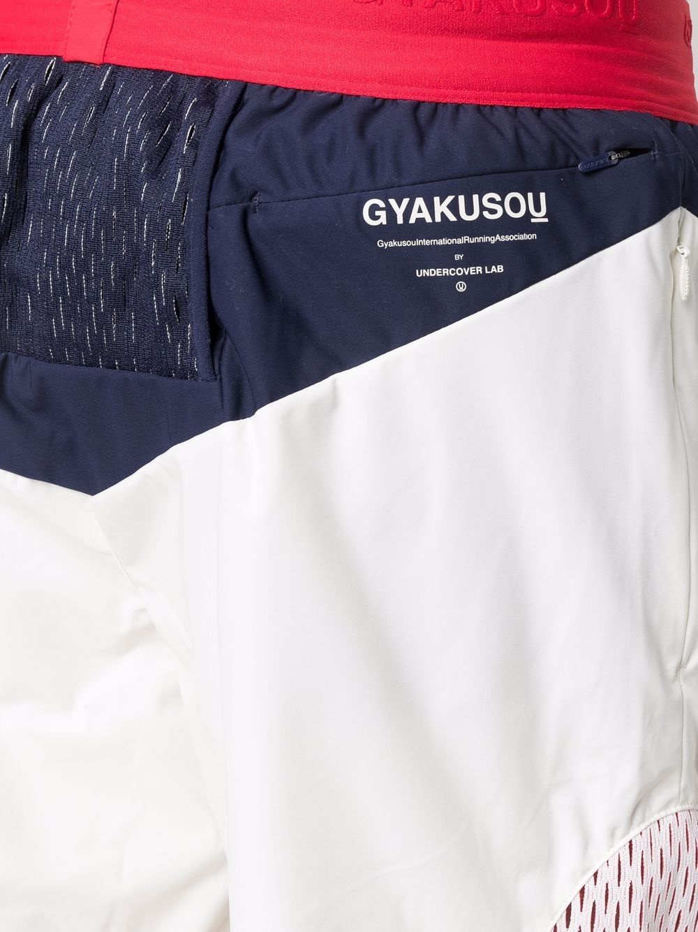 x Gyakusou mesh-panel shorts - 5