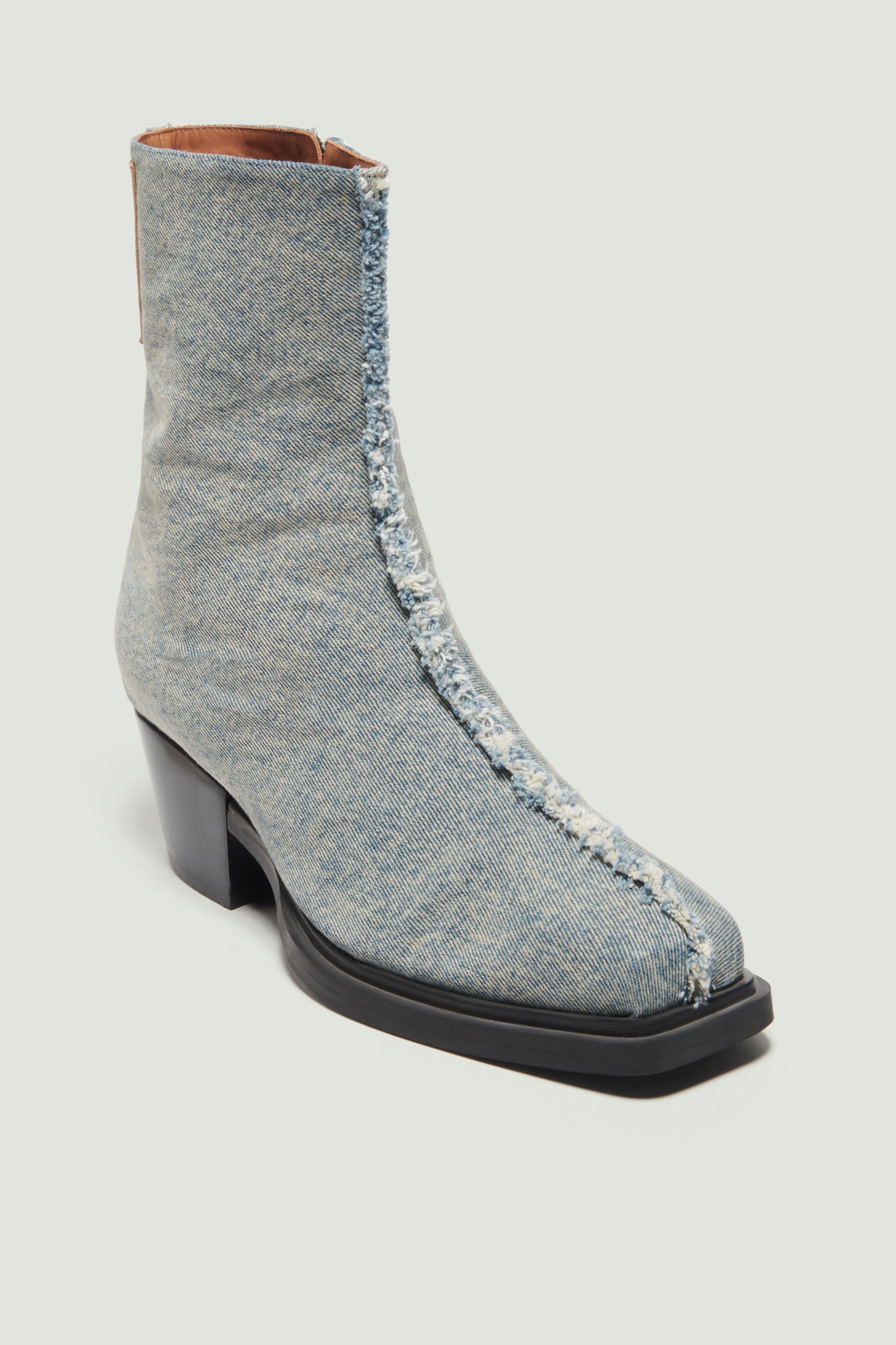 DENIM ANKLE BOOTS - 3