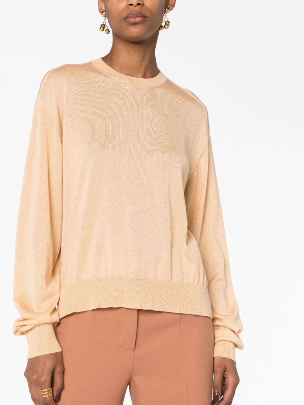 crew-neck long-sleeve sweater - 5