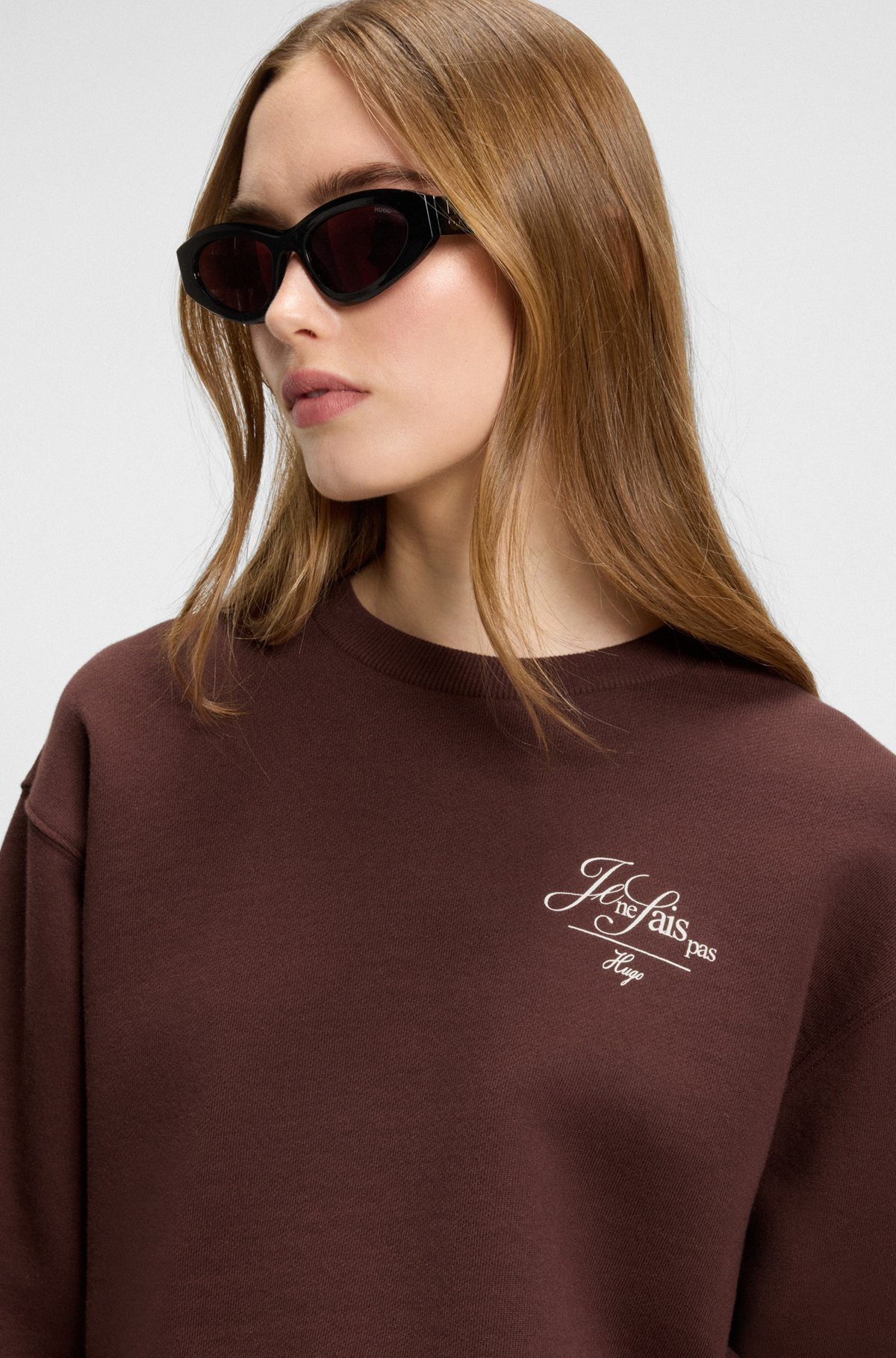 COTTON-TERRY SWEATSHIRT WITH PARISIAN GRAPHIC PRINT - 5