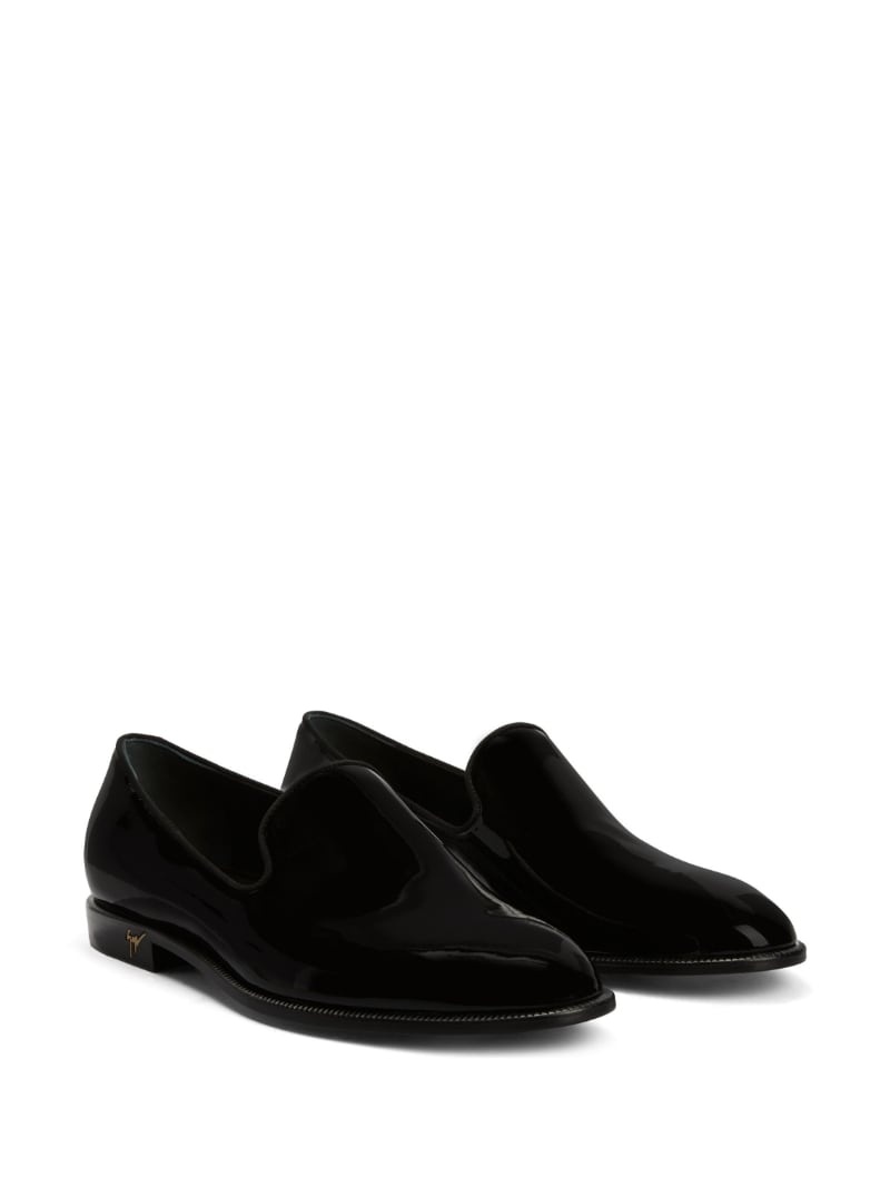 Gatien patent-finish loafers - 2