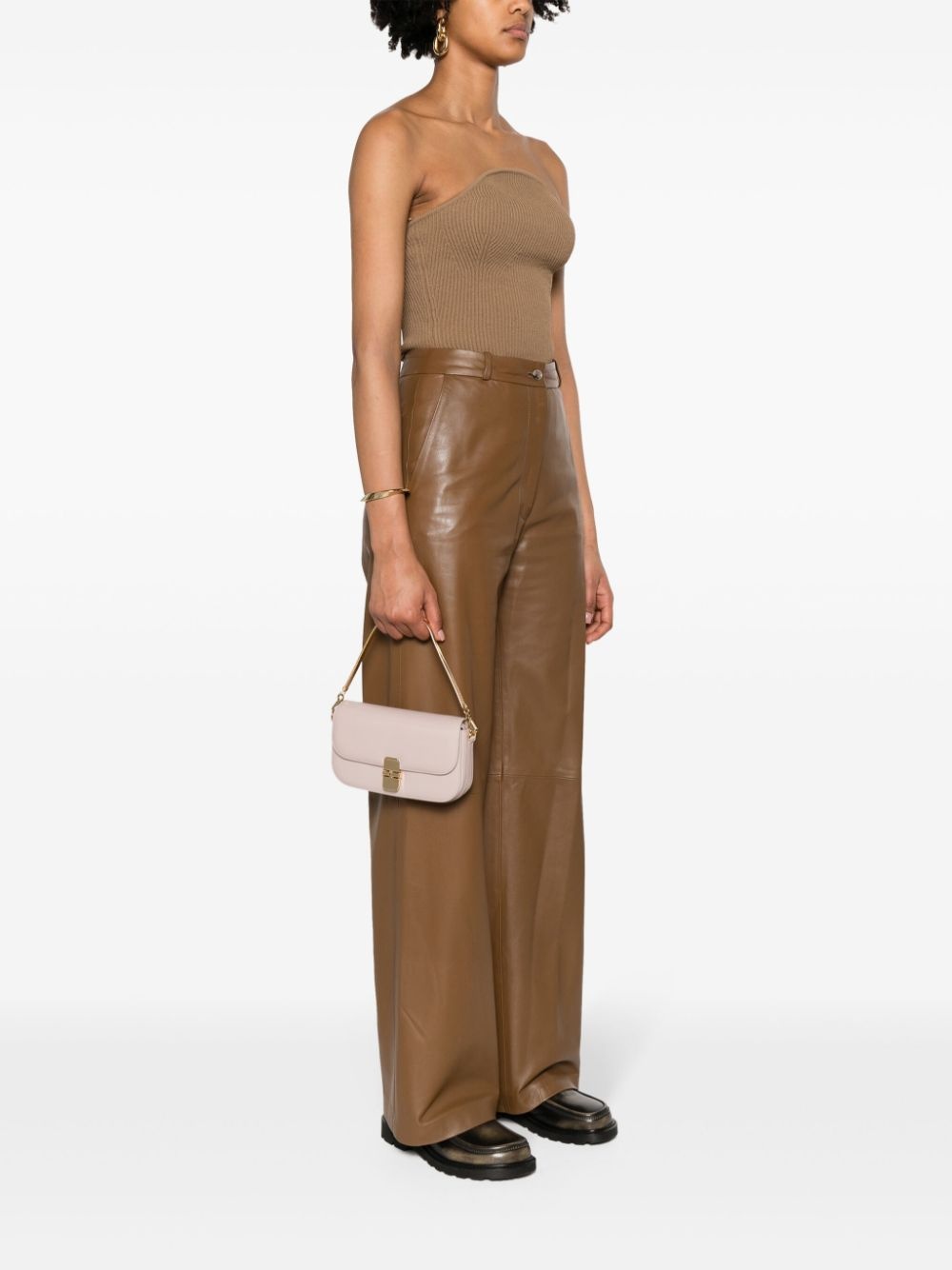 Grace Chaine leather clutch bag - 2