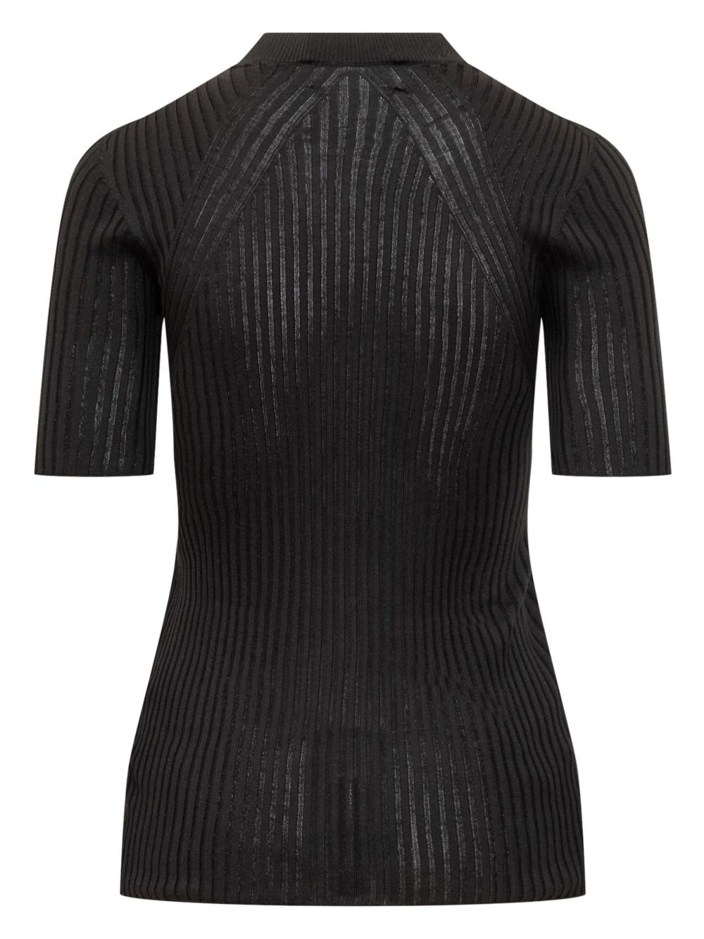 ribbed T-shirt - 2