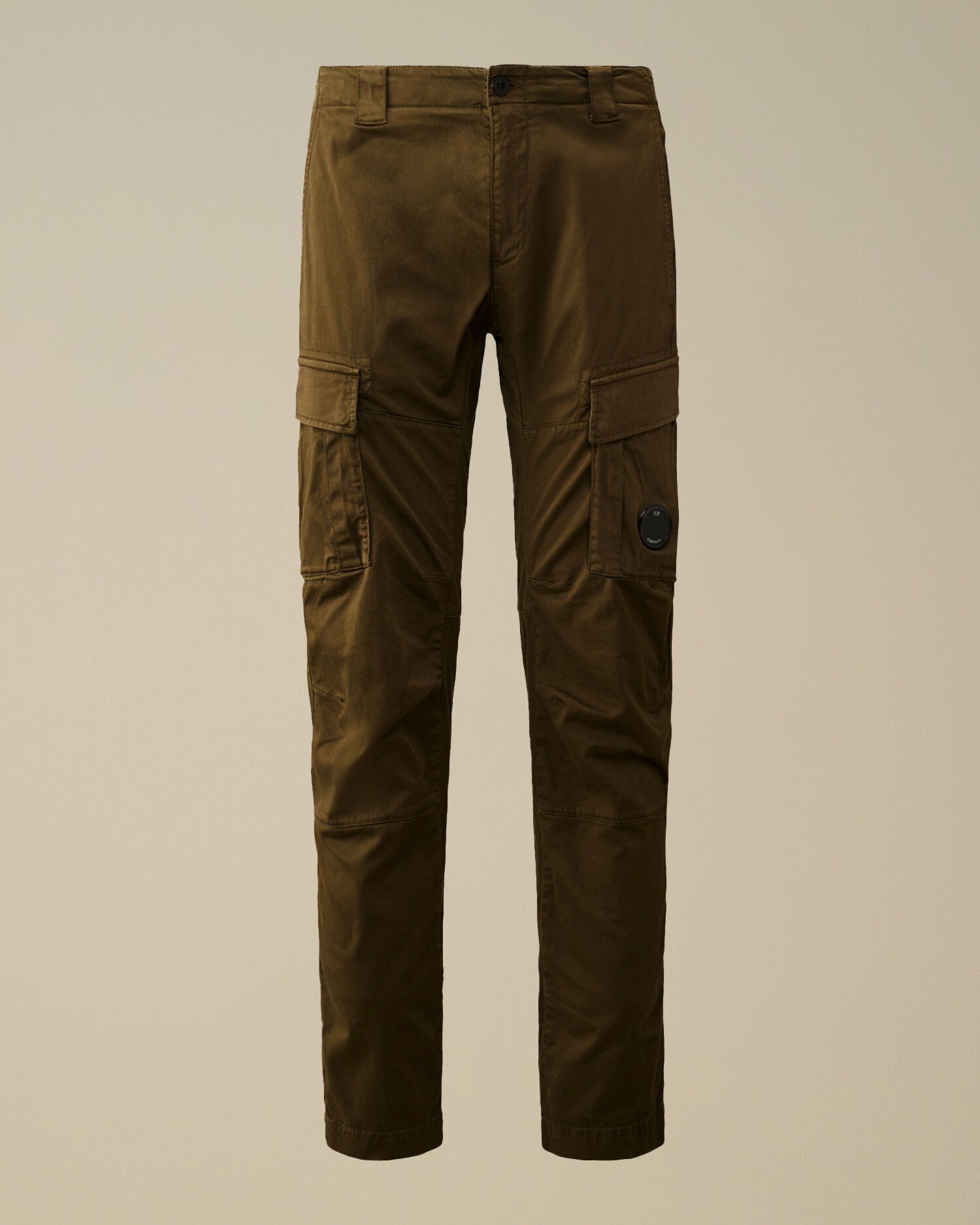 Stretch Sateen Ergonomic Lens Double Cargo Pants - 1