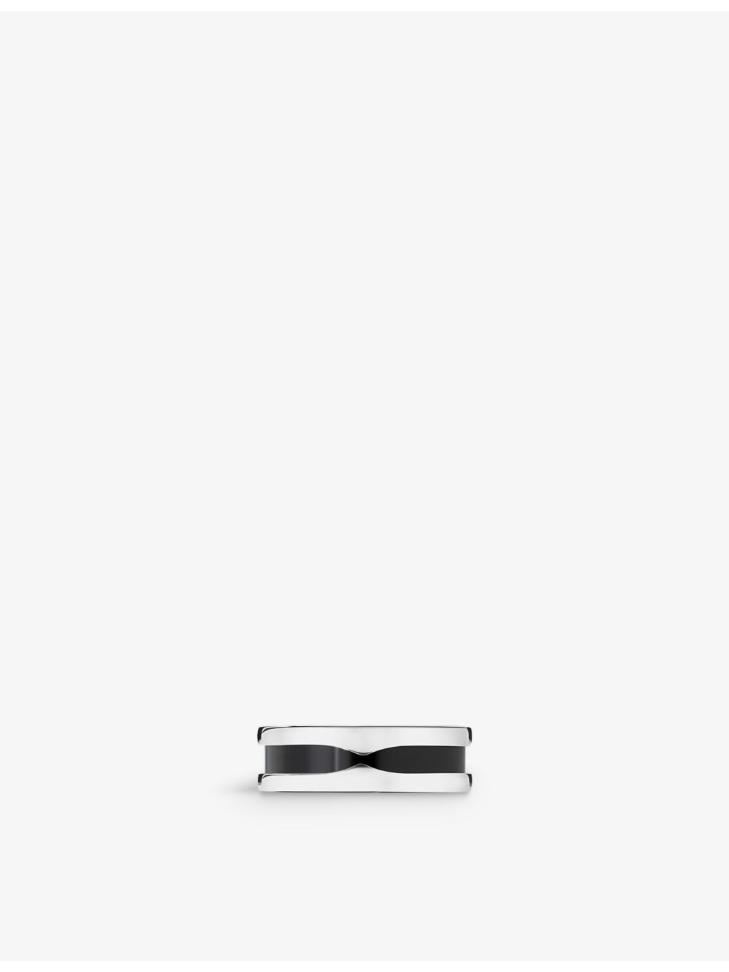 Save the Children sterling silver and black ceramic one-band ring - 3