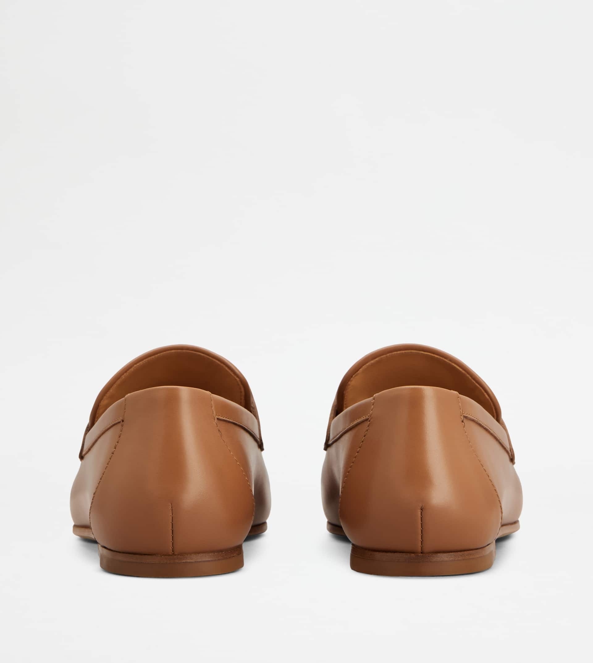 LOAFERS IN LEATHER - BROWN - 2