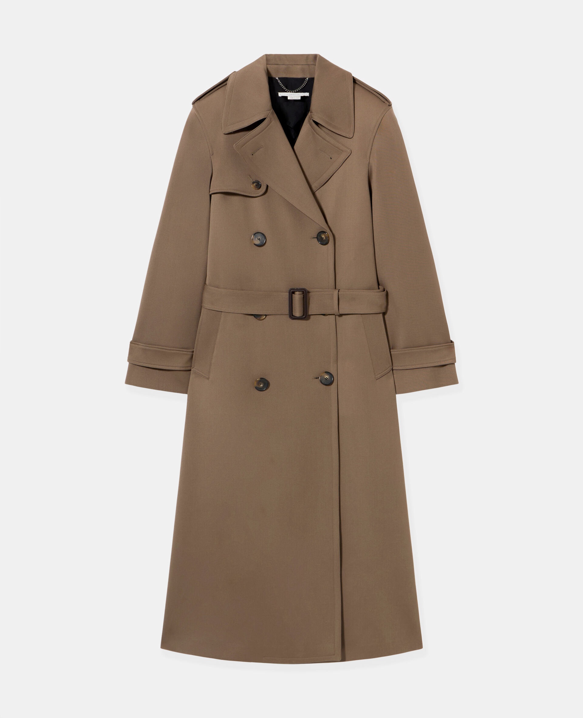 Oversized Belted Trench Coat - 1