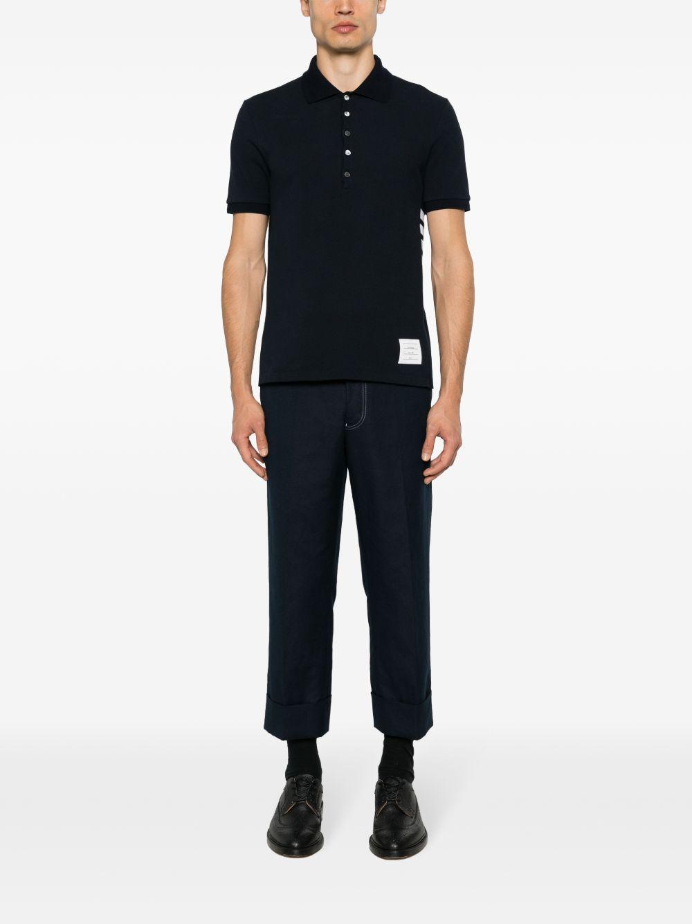 4-Bar cotton polo shirt - 2