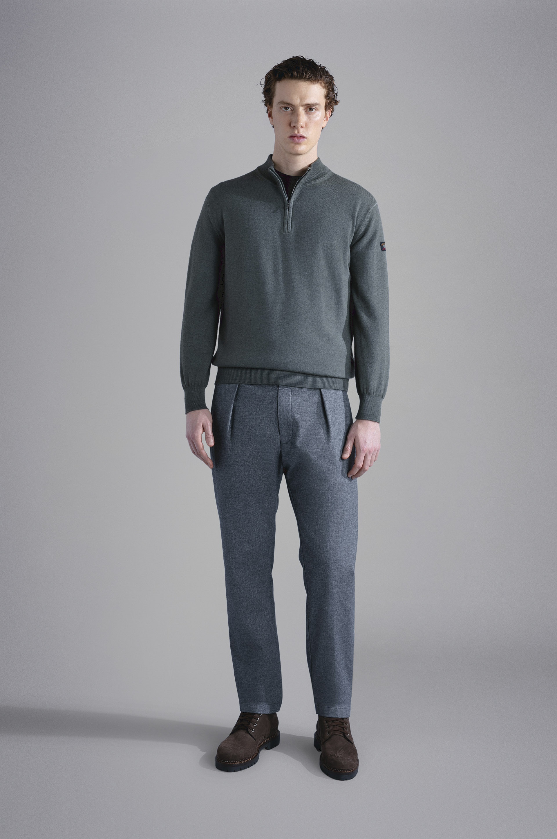 STRETCH MOLESKIN CHINO TROUSERS - 2