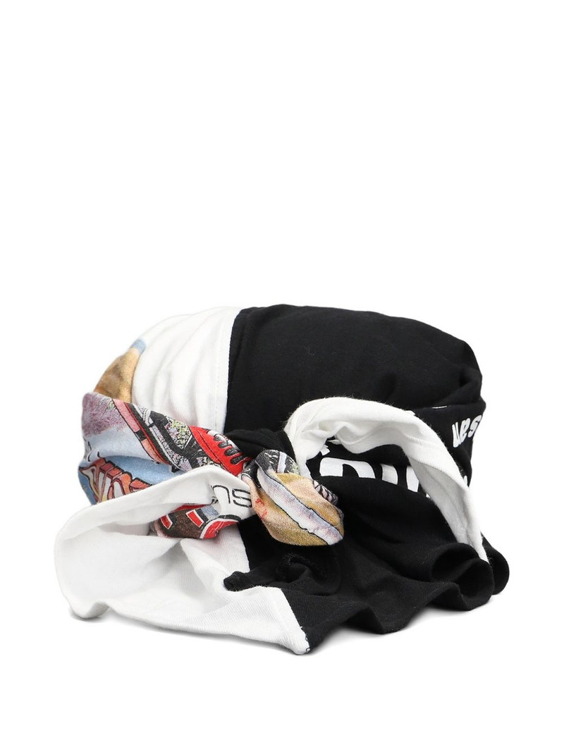 Marine Serre panelled baseball cap outlook