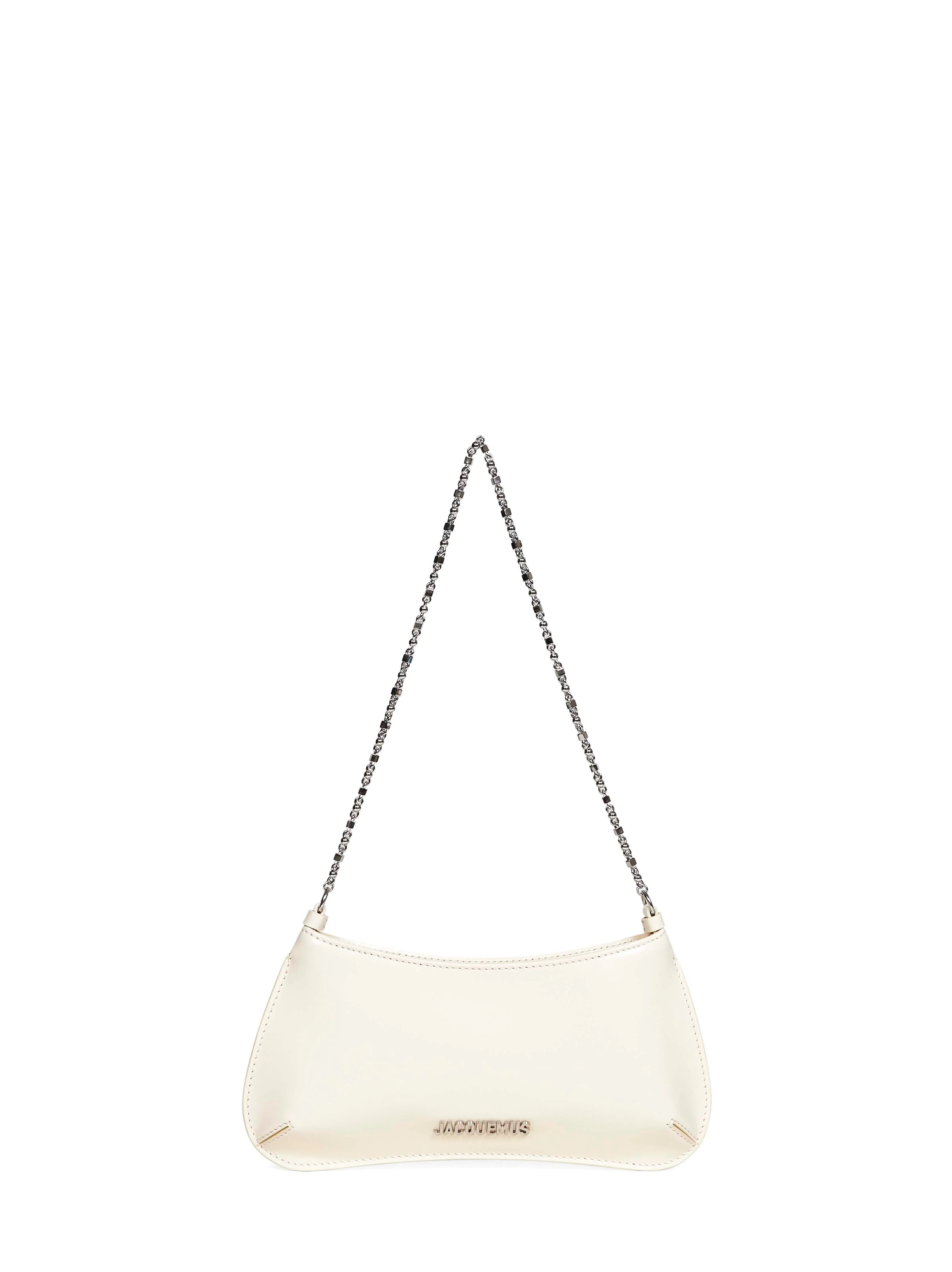 Jacquemus Women Light Ivory The Small Bisou Chaine Shoulder Bag - 1