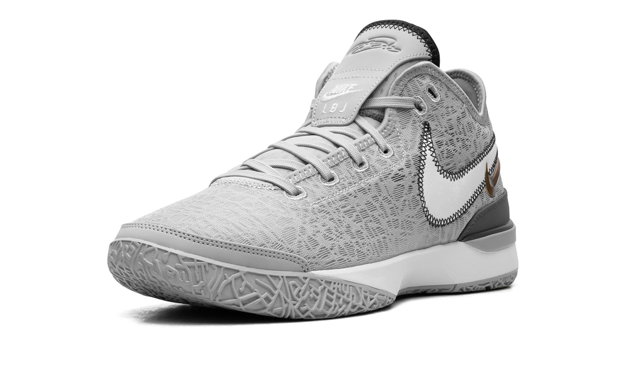 Zoom LeBron NXXT Gen "Wolf Grey Metallic Gold" - 4