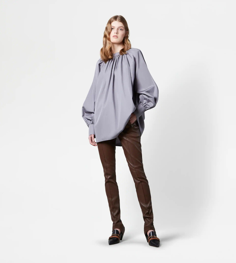 Tod's POPLIN BLOUSE - GREY outlook