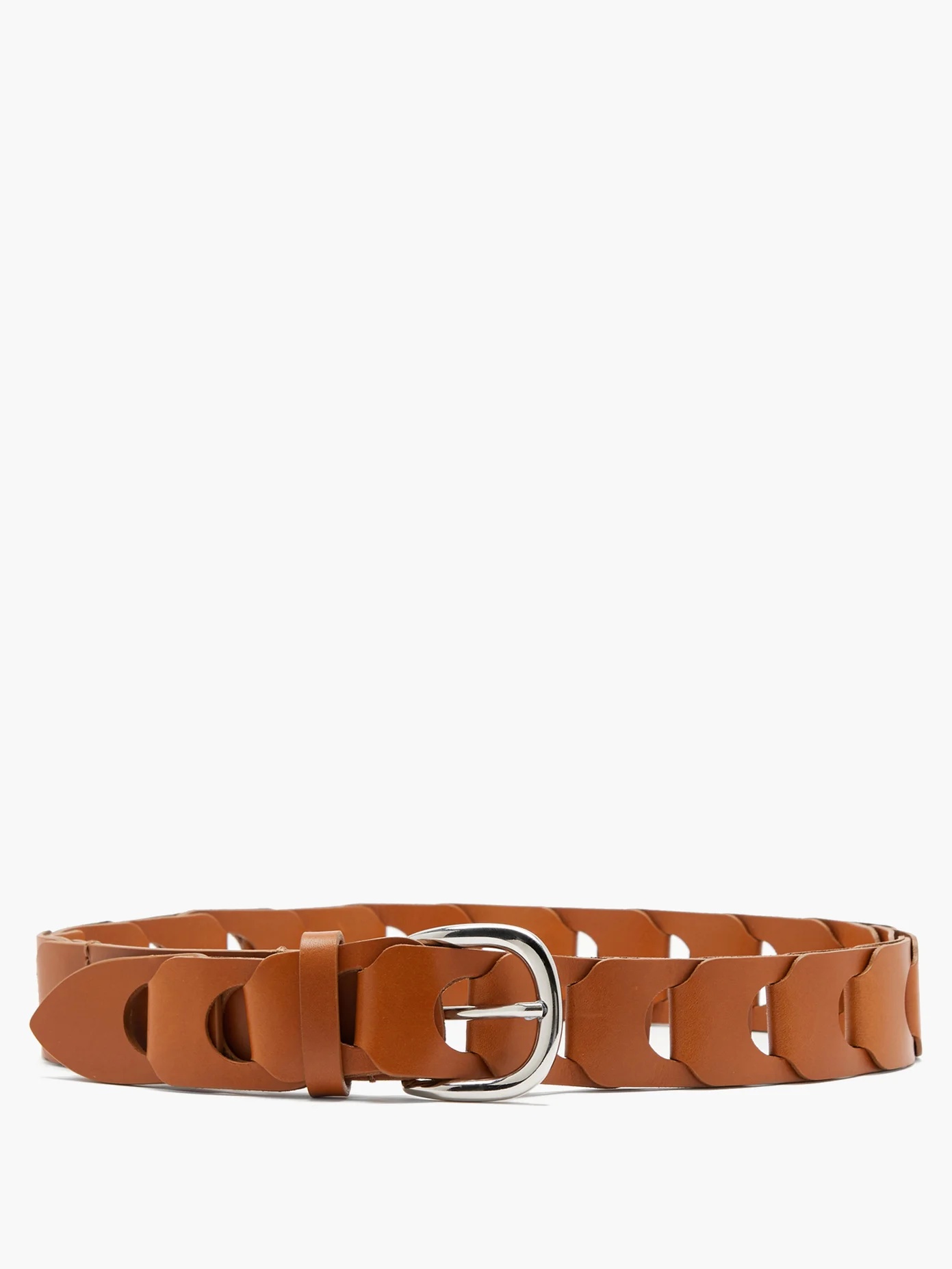 Zak braided-leather belt - 5