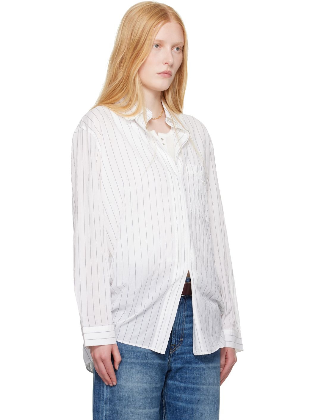 WORK SHOP Emporio Armani White Grazia Shirt - 2