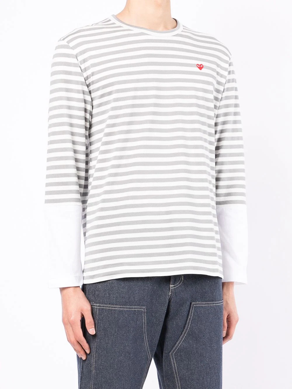 striped long-sleeve T-shirt - 3