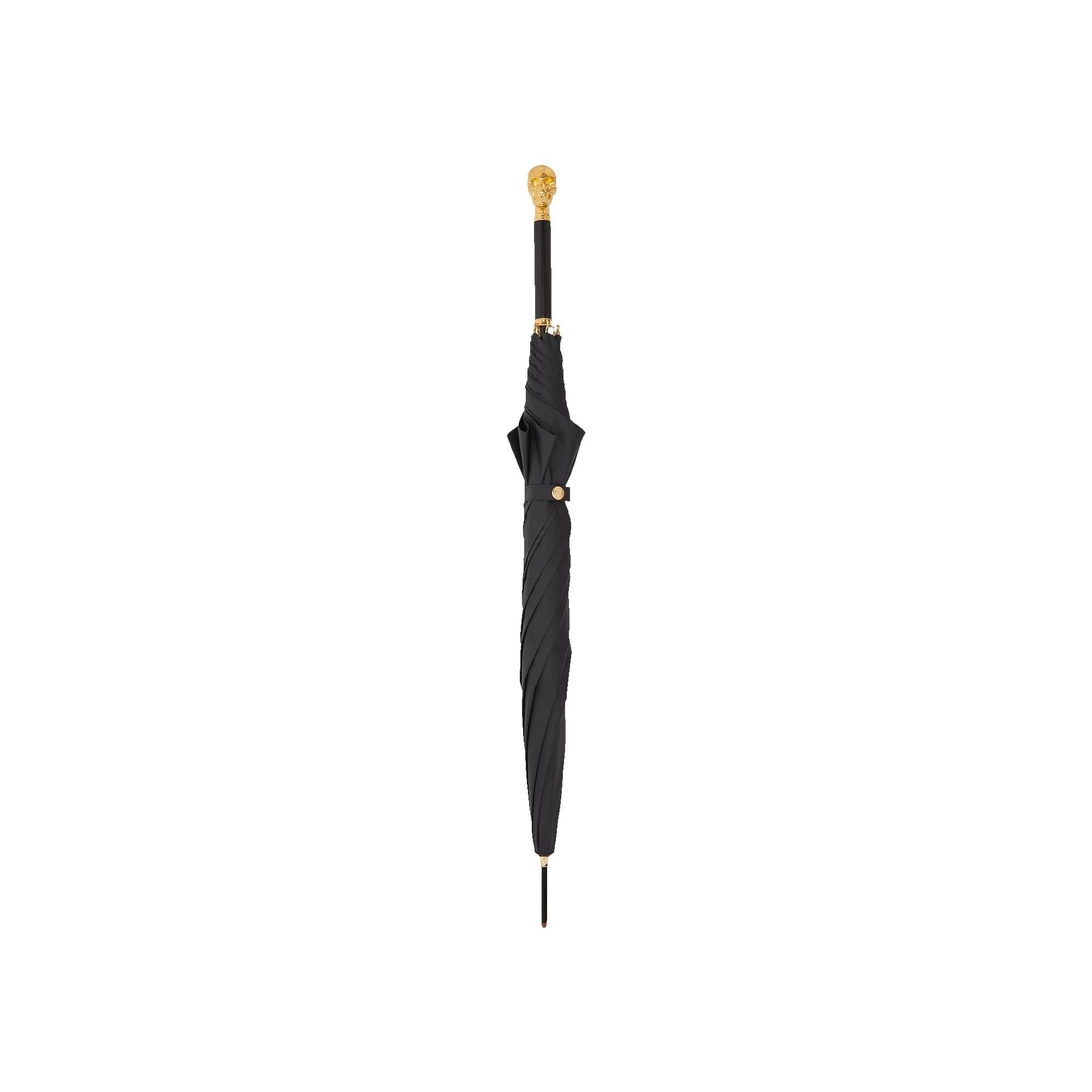 Alexander McQueen Skull Long Umbrella 'Black/Gold' - 1