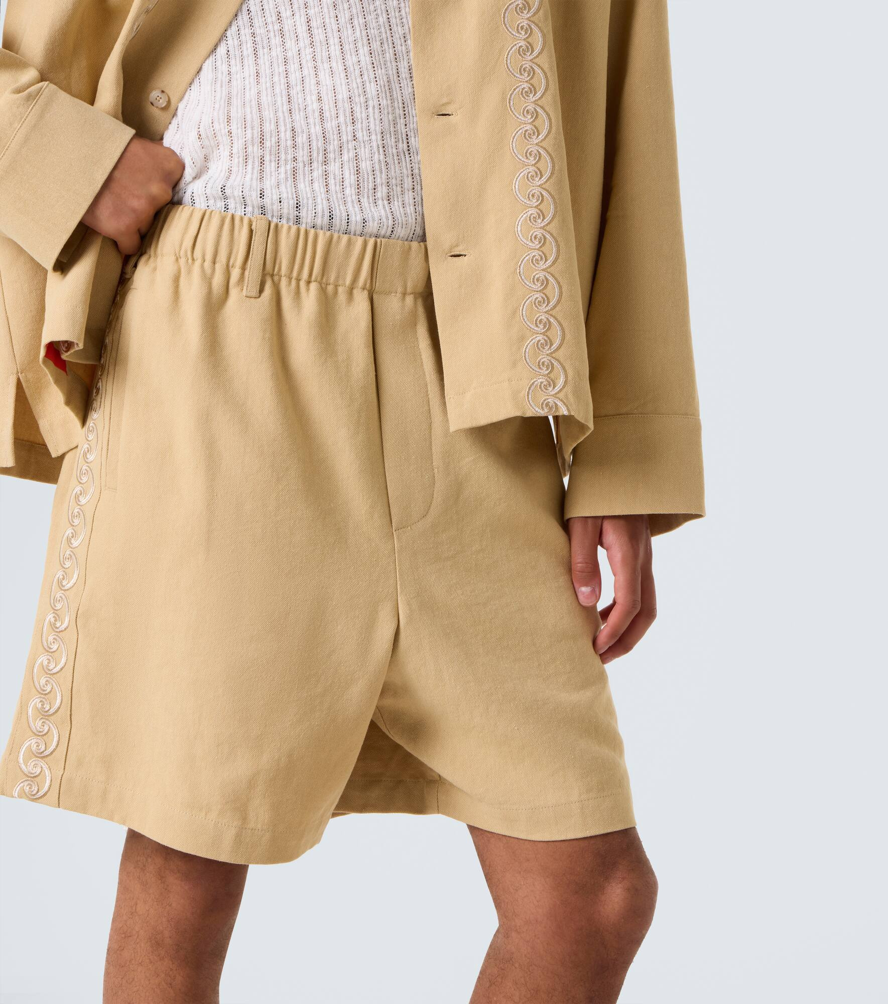 Embroidered shorts - 5