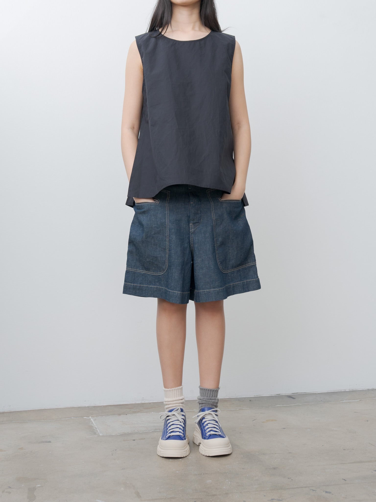 Pristina Denim Shorts - Blue - 3