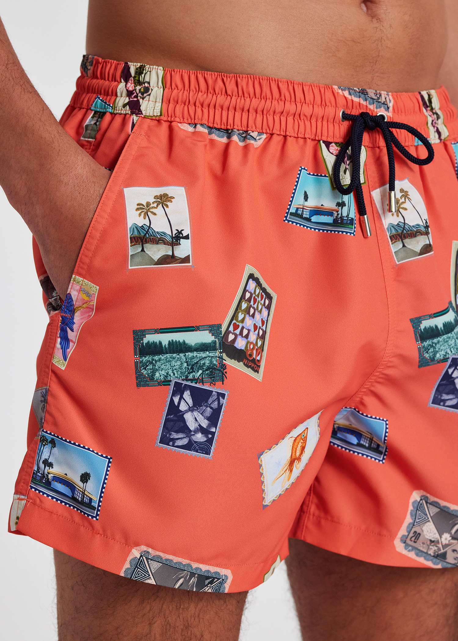 'Postcards' Swim Shorts - 6