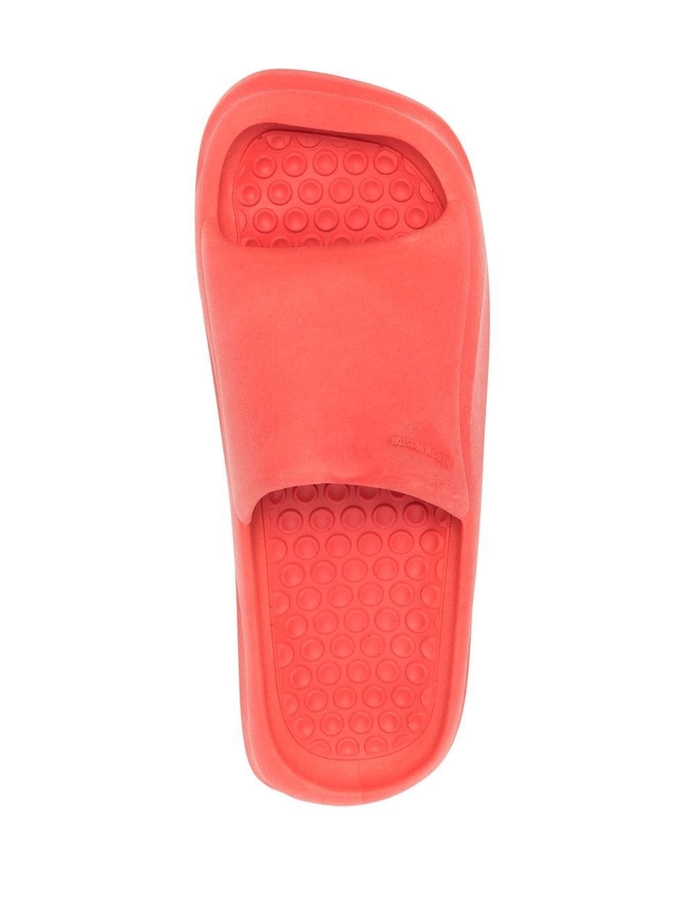 logo-embossed rubber slides - 4