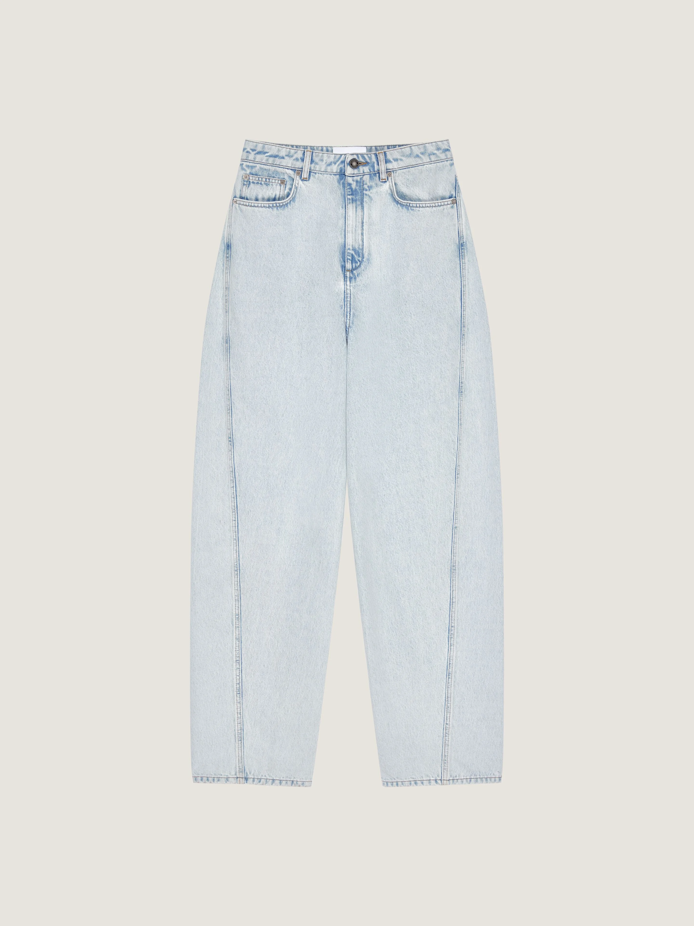 LIGHT BLUE COCOON JEANS - 1