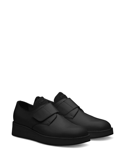 Prada brushed-effect Derby shoes outlook