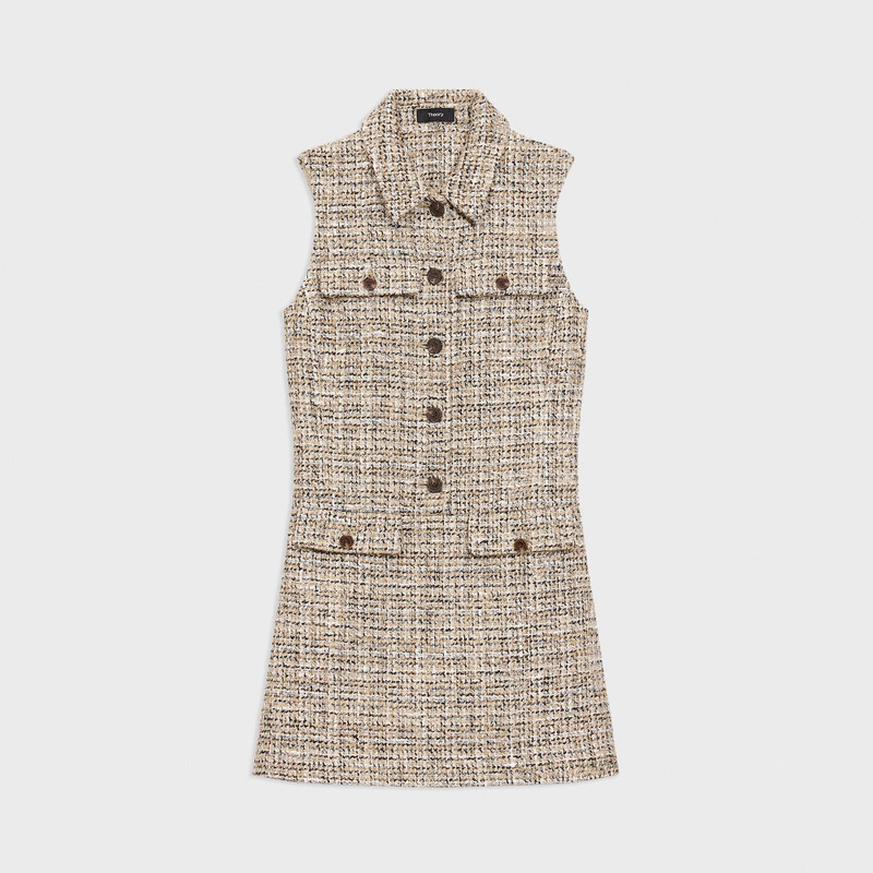 Military Dress in Mixed Tweed 1