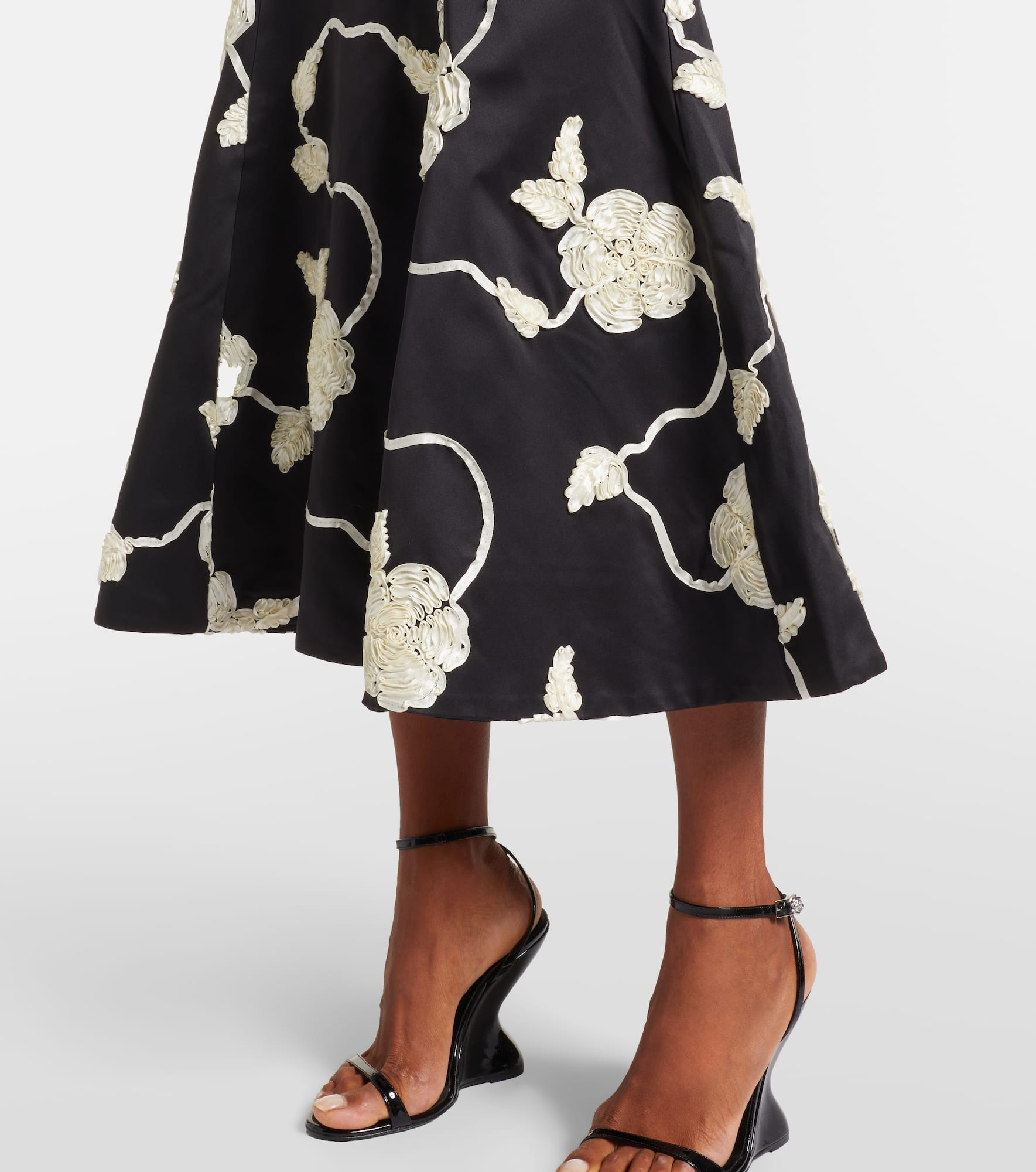 Ana embroidered midi dress - 5