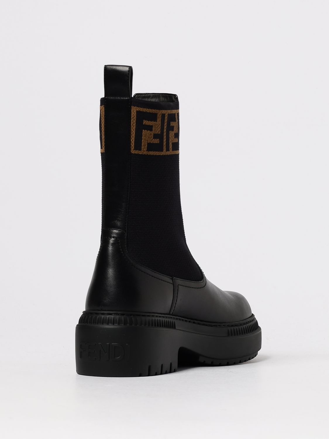 Flat ankle boots woman Fendi - 3