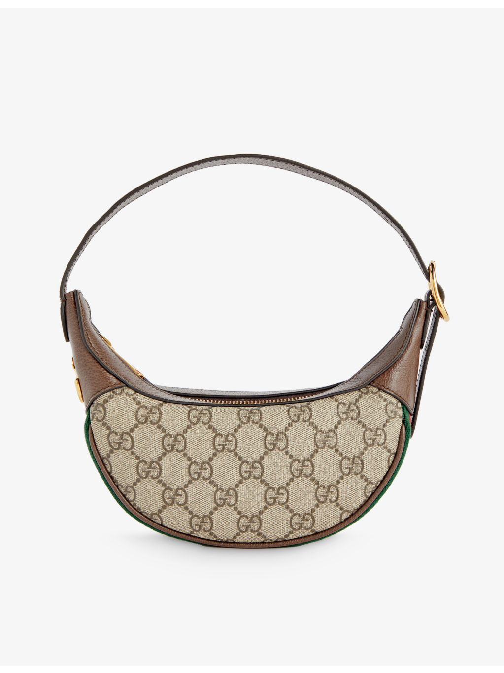 Ophidia mini canvas shoulder bag - 1