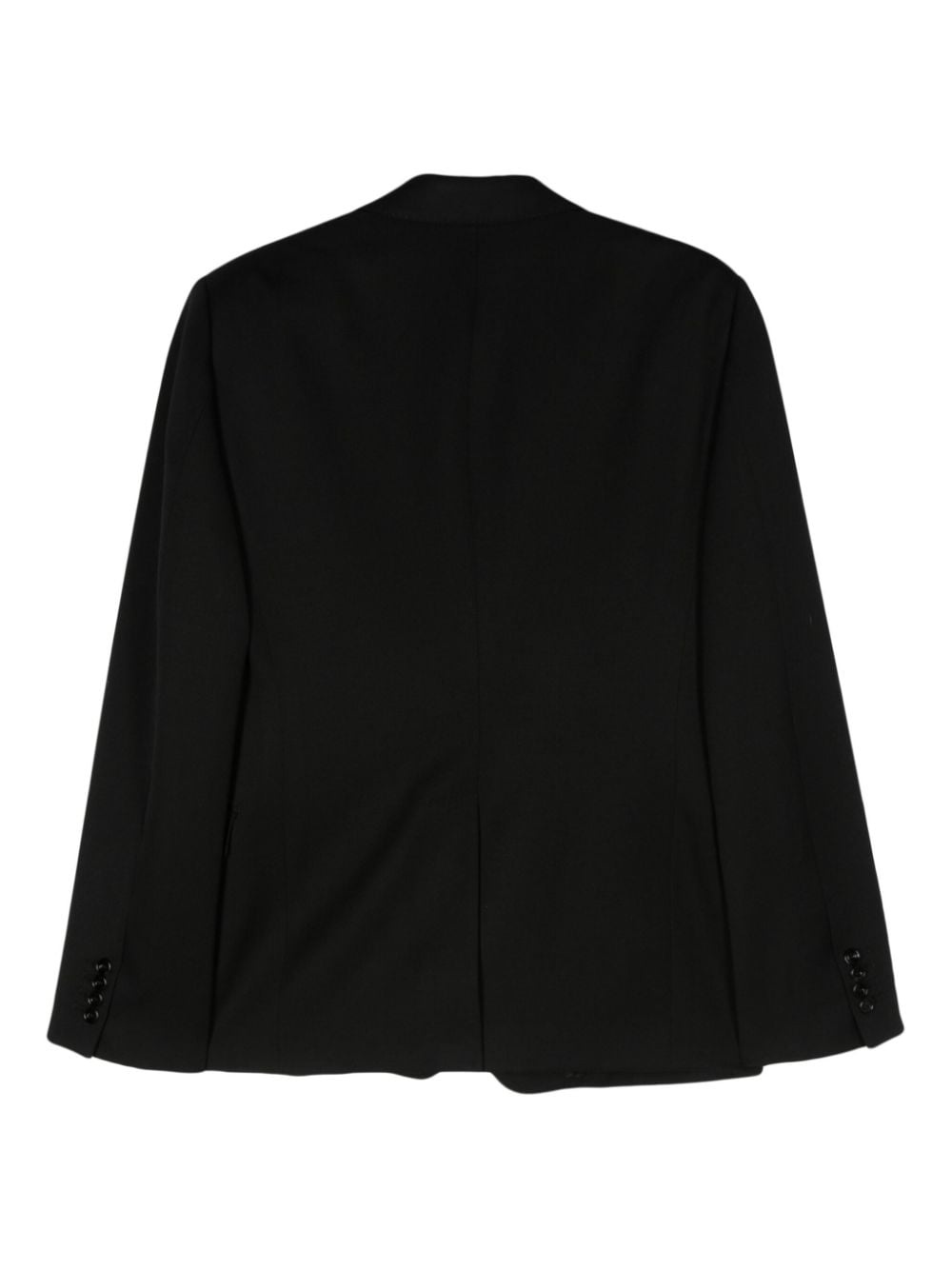 embroidered-motif single-breasted blazer - 2