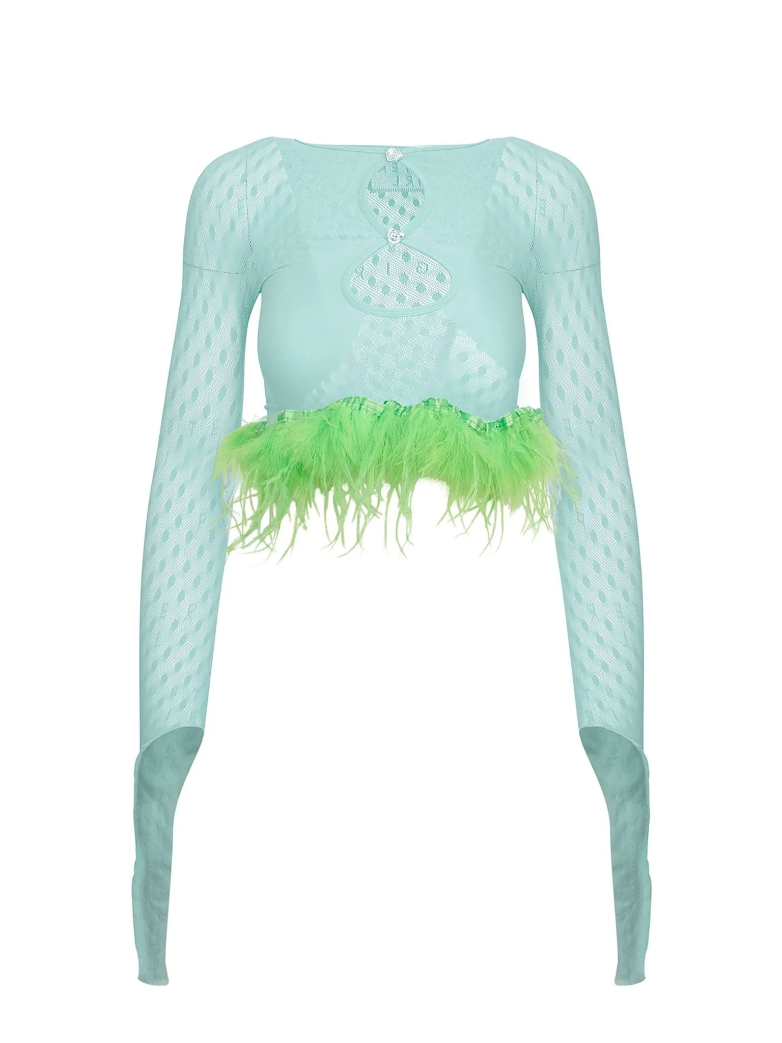 FEATHER MIRA TOP 소프트웨어 TURQUOISE - 1