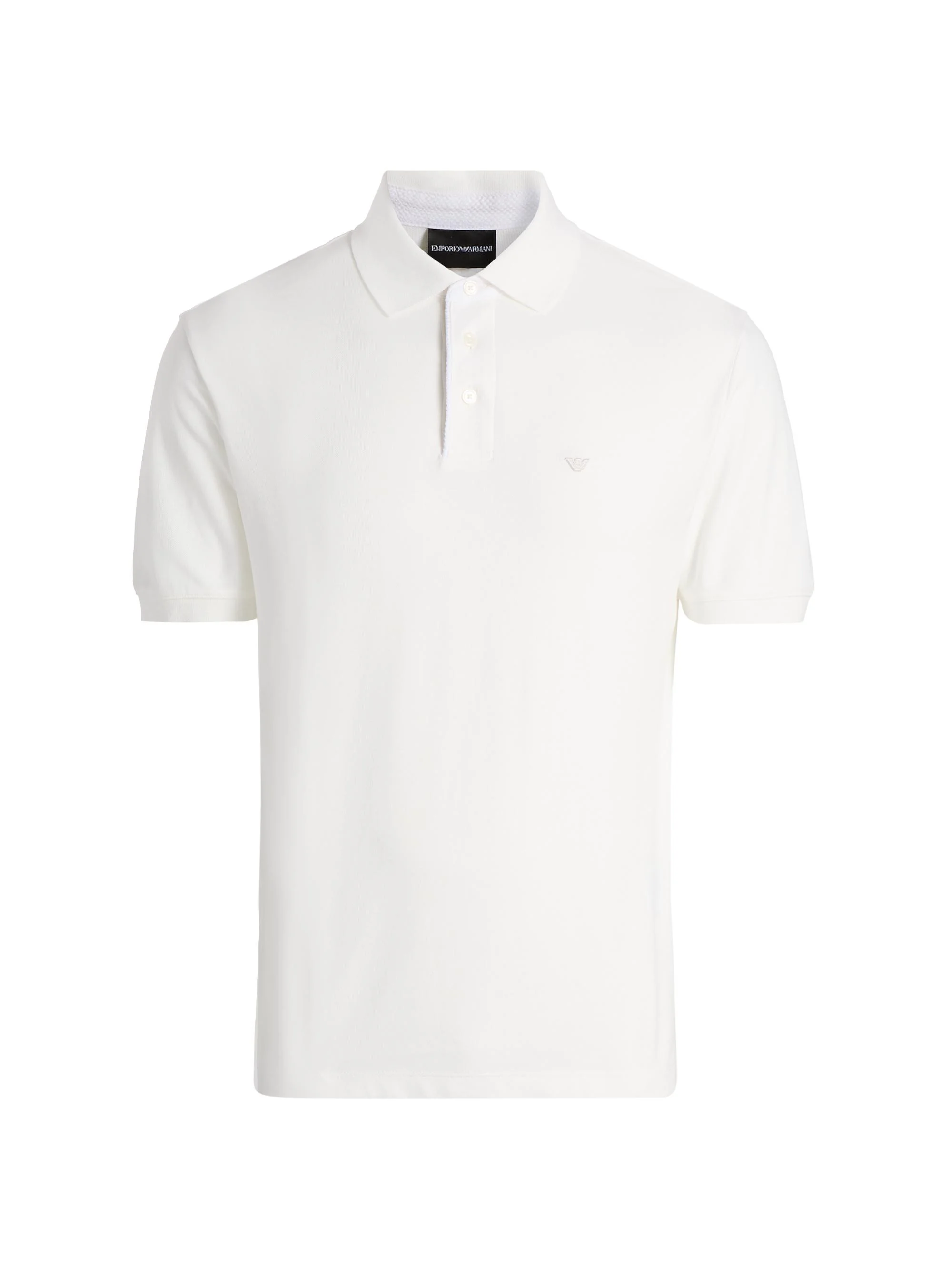 Men's Cotton Polo Shirt - Off White - 1