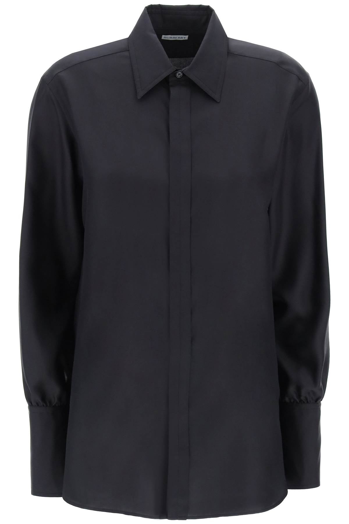 Burberry Long-Sleeved Silk Shirt Women - 1