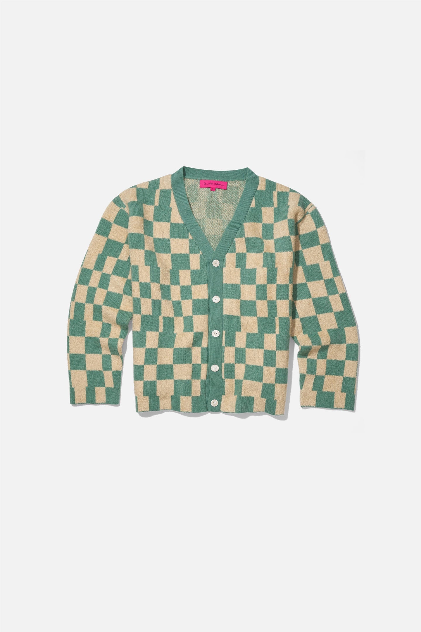 CARDINAL CHECKER CARDIGAN - 1