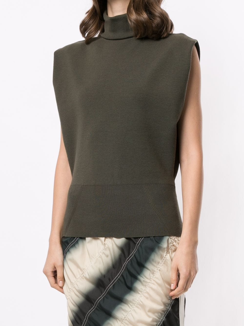 sleeveless knitted top - 3