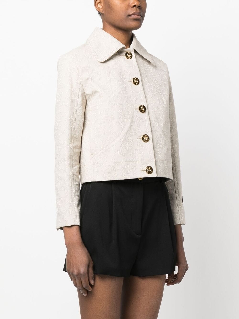tailored short jacket - 3