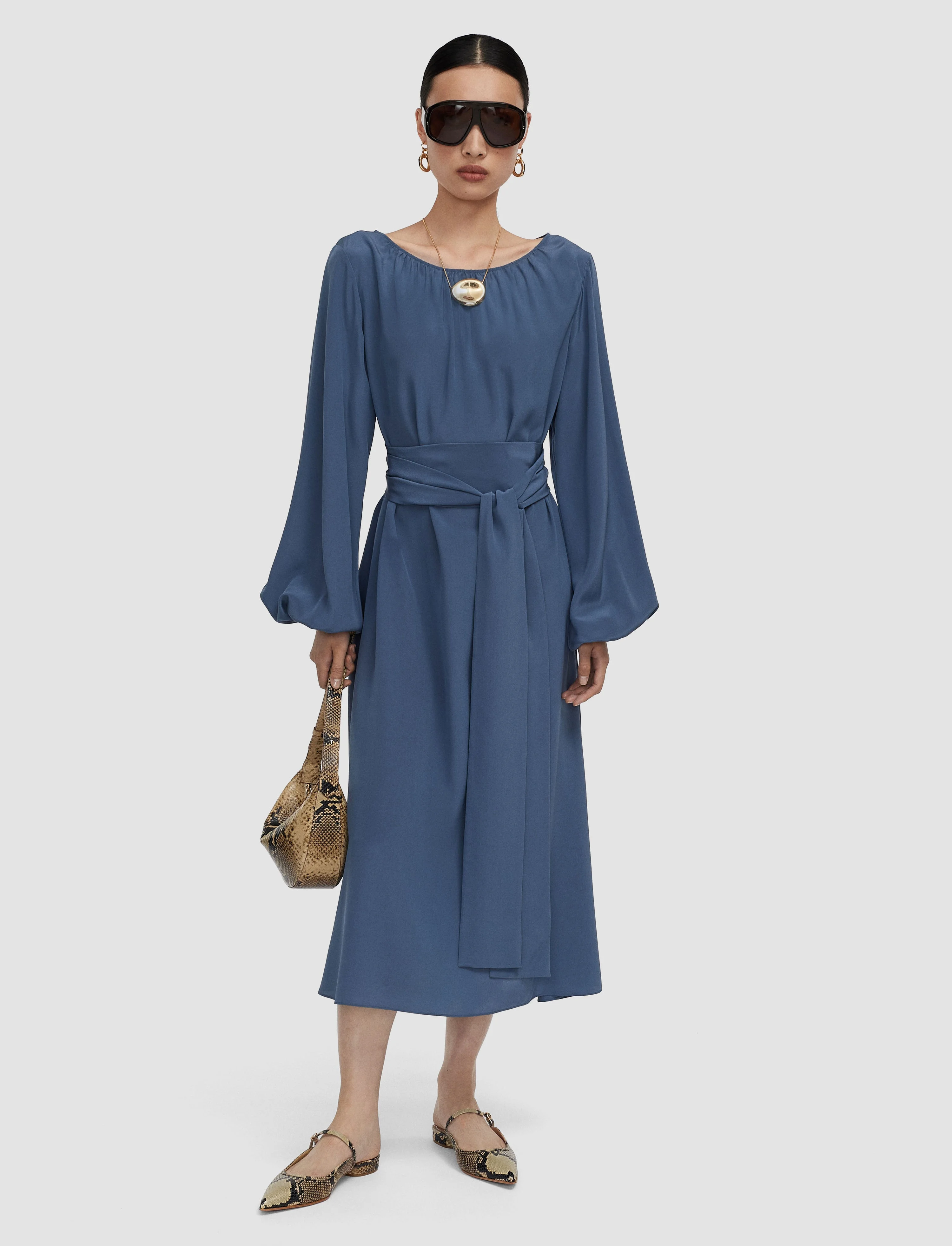 Cupid Crepe de Soie Silk Dress - 1