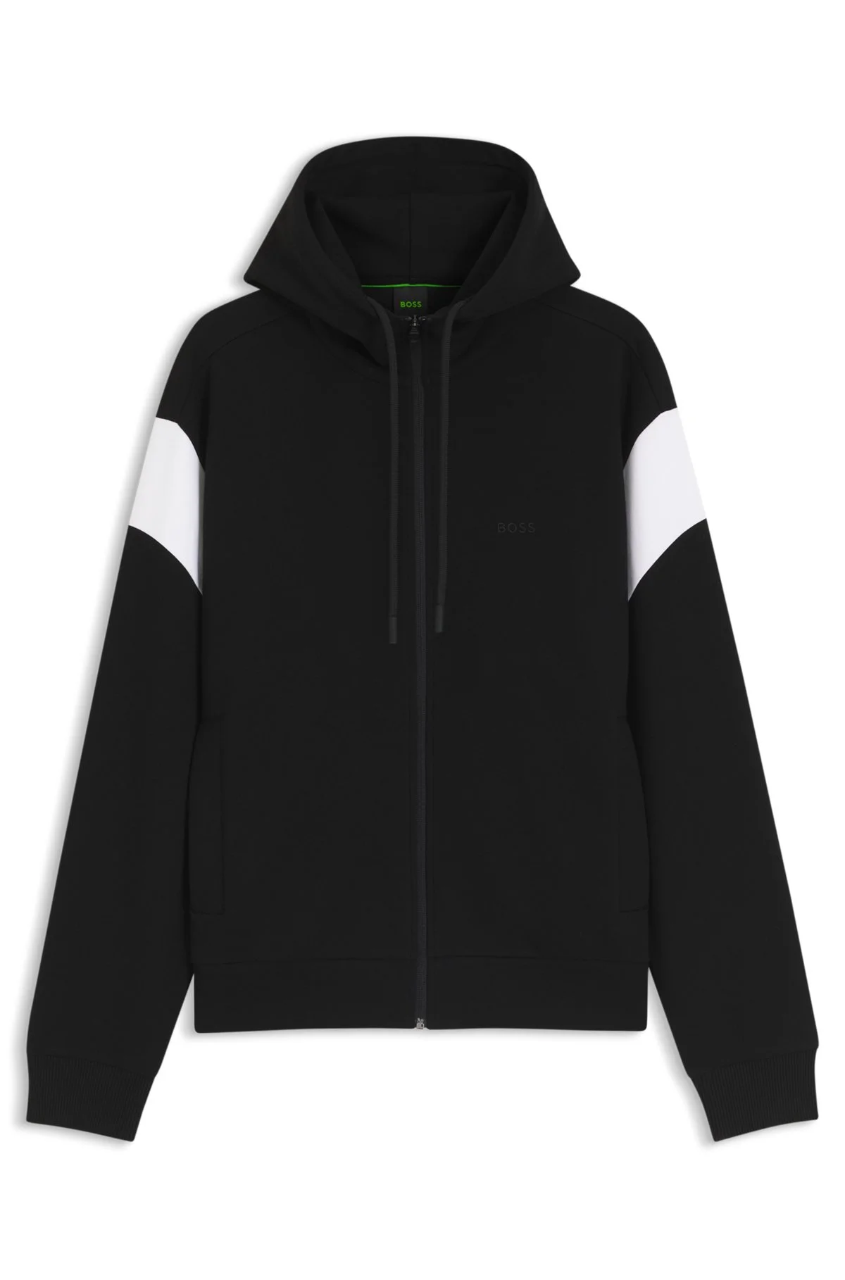 REGULAR-FIT ZIP-UP SWEATSHIRT IN SPACER PIQUE - 1