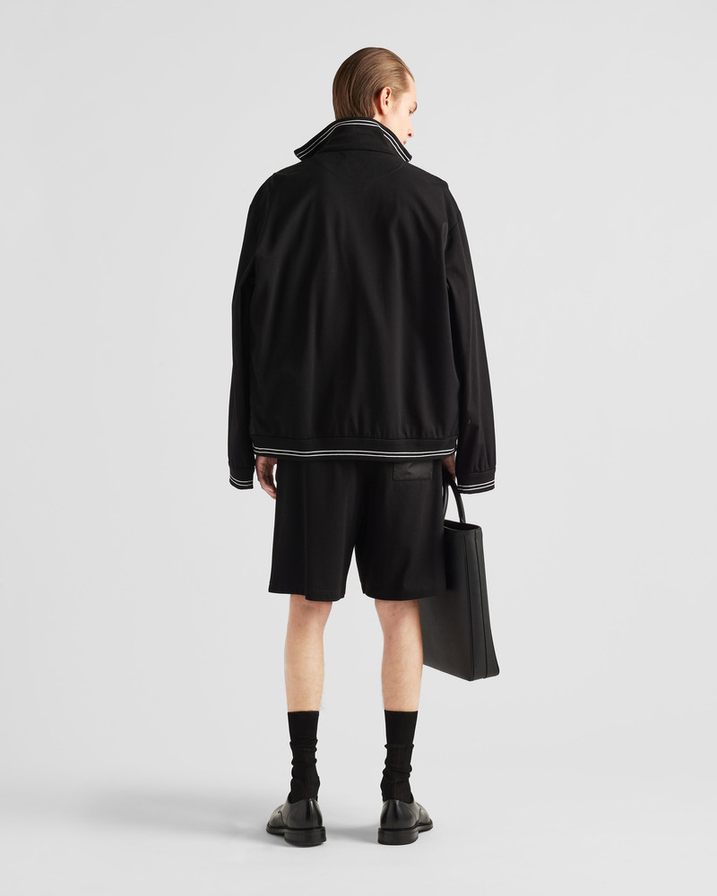 Piqué Bermudas with Re-Nylon details 5