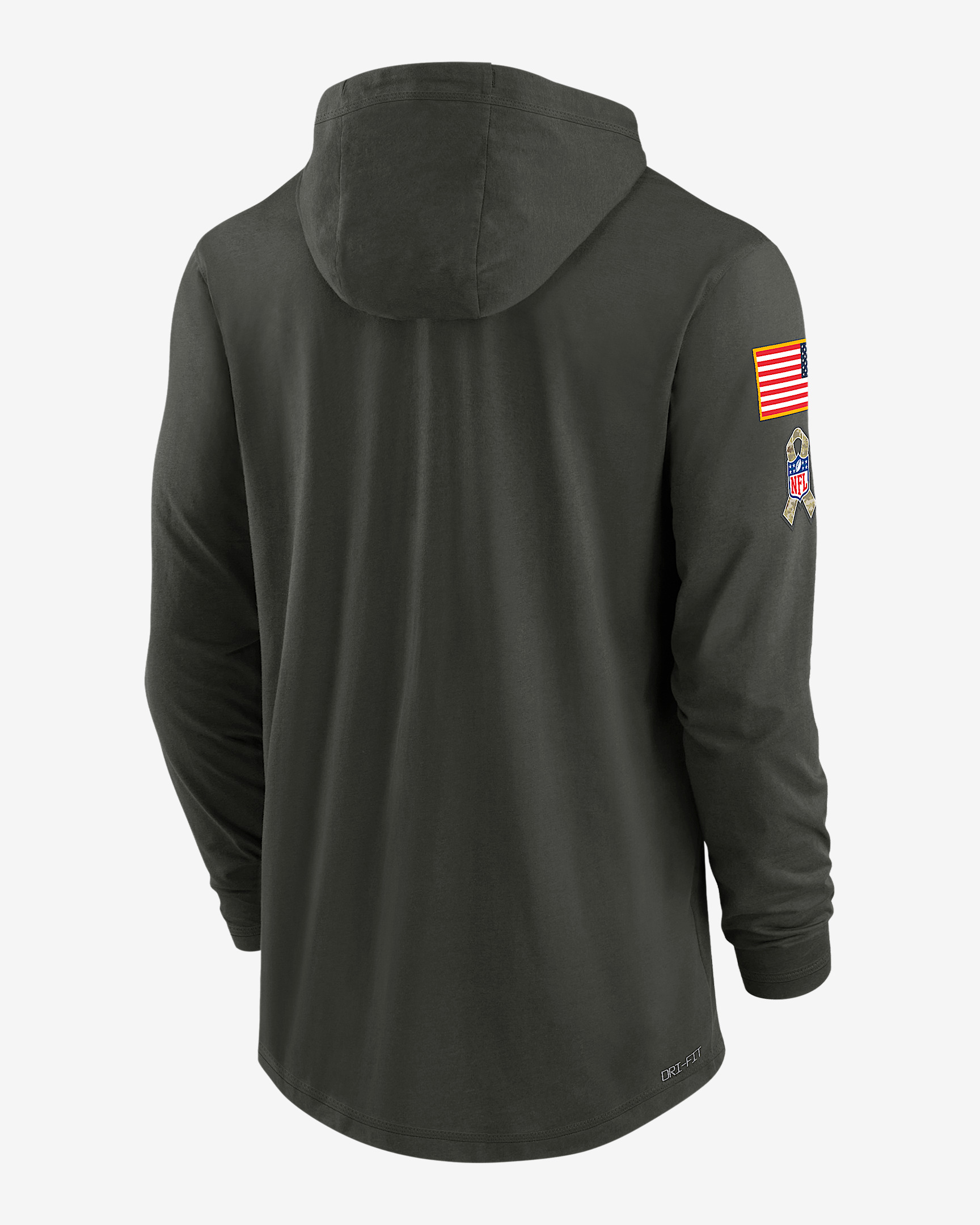 New England Patriots Salute to Service Sideline Men’s Nike Dri-FIT NFL Long-Sleeve Hooded Top - 2