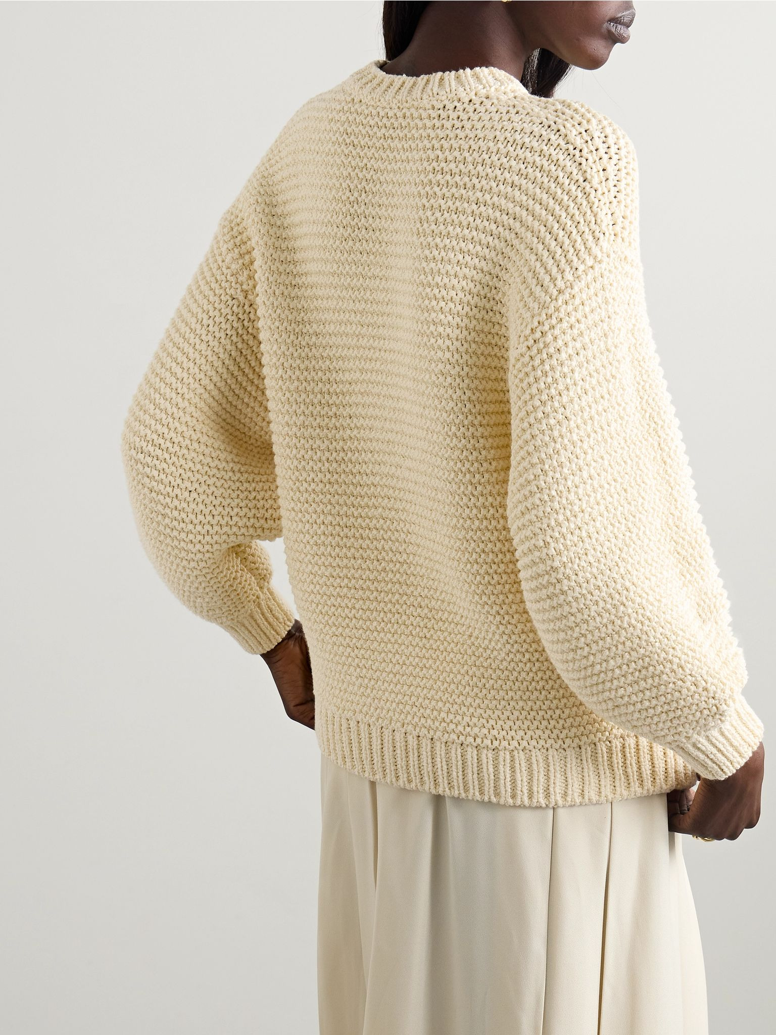 Cotton sweater White - 3